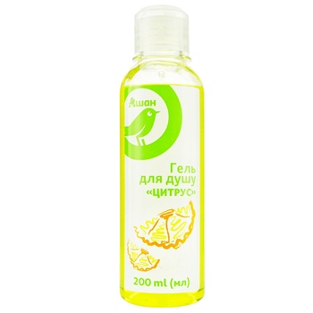 Auchan Citrus For Shower Gel 200ml - buy, prices for Auchan - photo 1