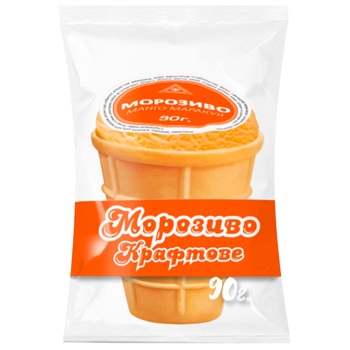 Морозиво Максхолод Крафтовое 90г манго-маракуйя стакан