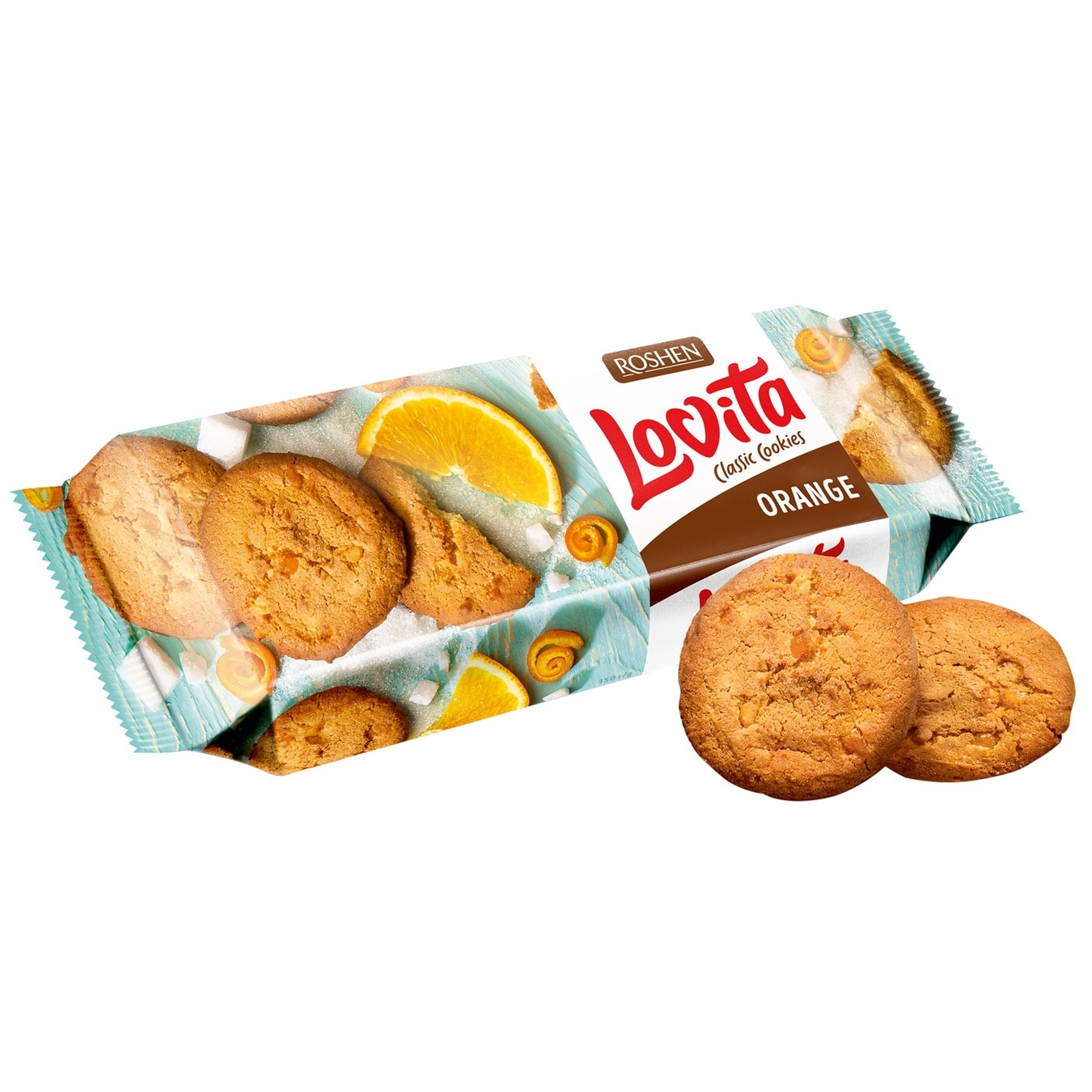 

Печенье Roshen Lovita с цедрой апельсина 150г