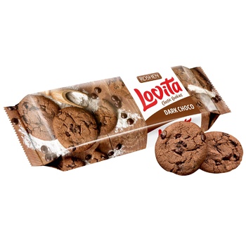 Roshen Lovita with chocolate drops cookies 150g - buy, prices for Auchan - photo 2