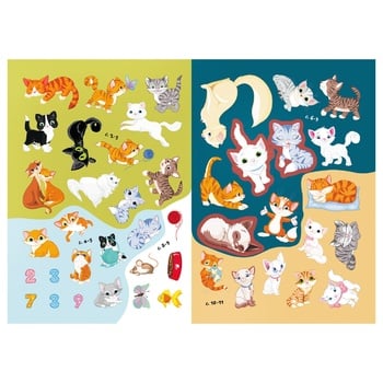 First Developmental Stickers Cats Book - buy, prices for Auchan - photo 2