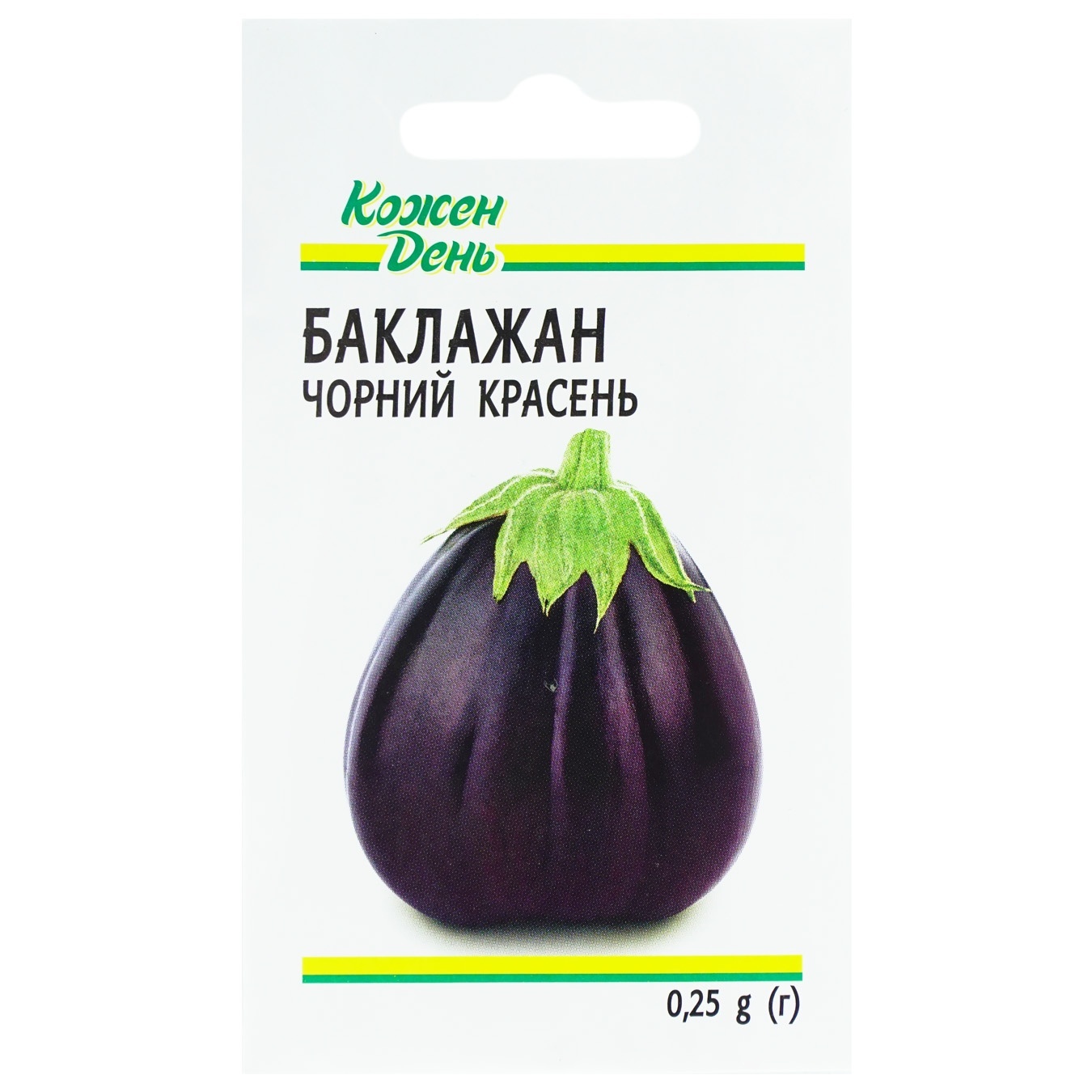 

Семена Каждый День Баклажан Черный красавец 0,25г