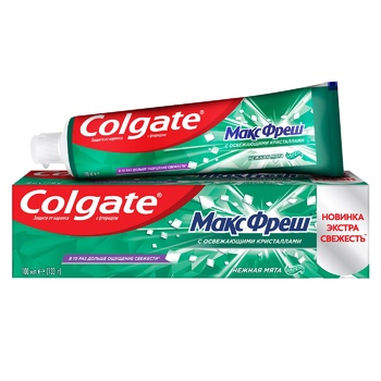 Зубна паста Colgate Макс Фреш Ніжна М'ята 100мл - купити, ціни на METRO - фото 1