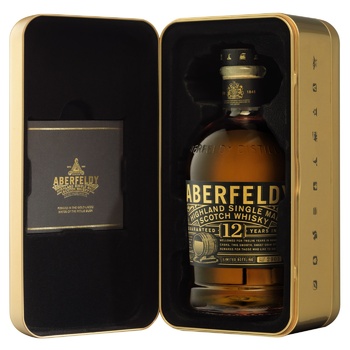 Виски Aberfeldy 12 лет 40% 0,7л в подарочной коробке - купить, цены на NOVUS - фото 1