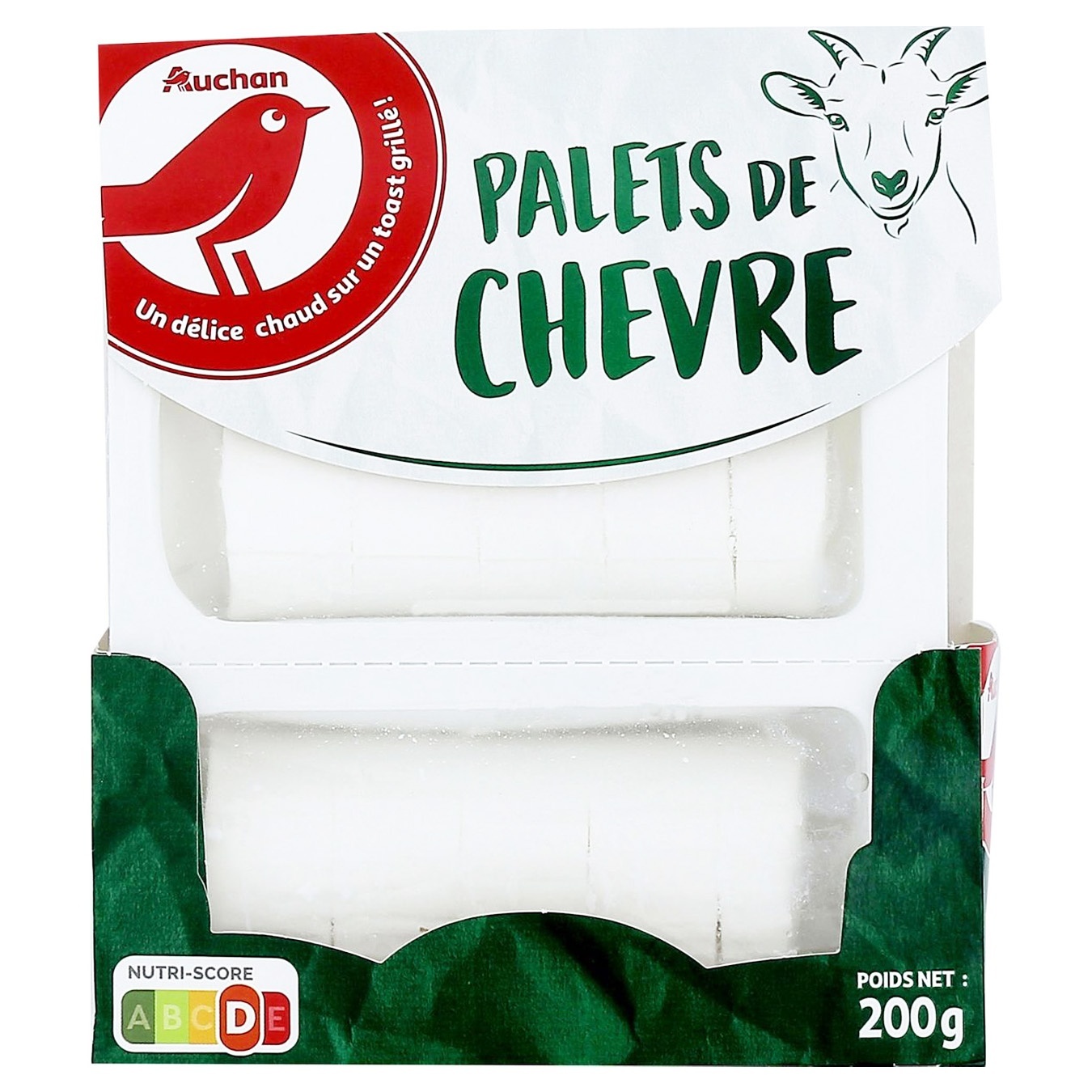 

Сыр козий Ашан Chevre 45% 200г