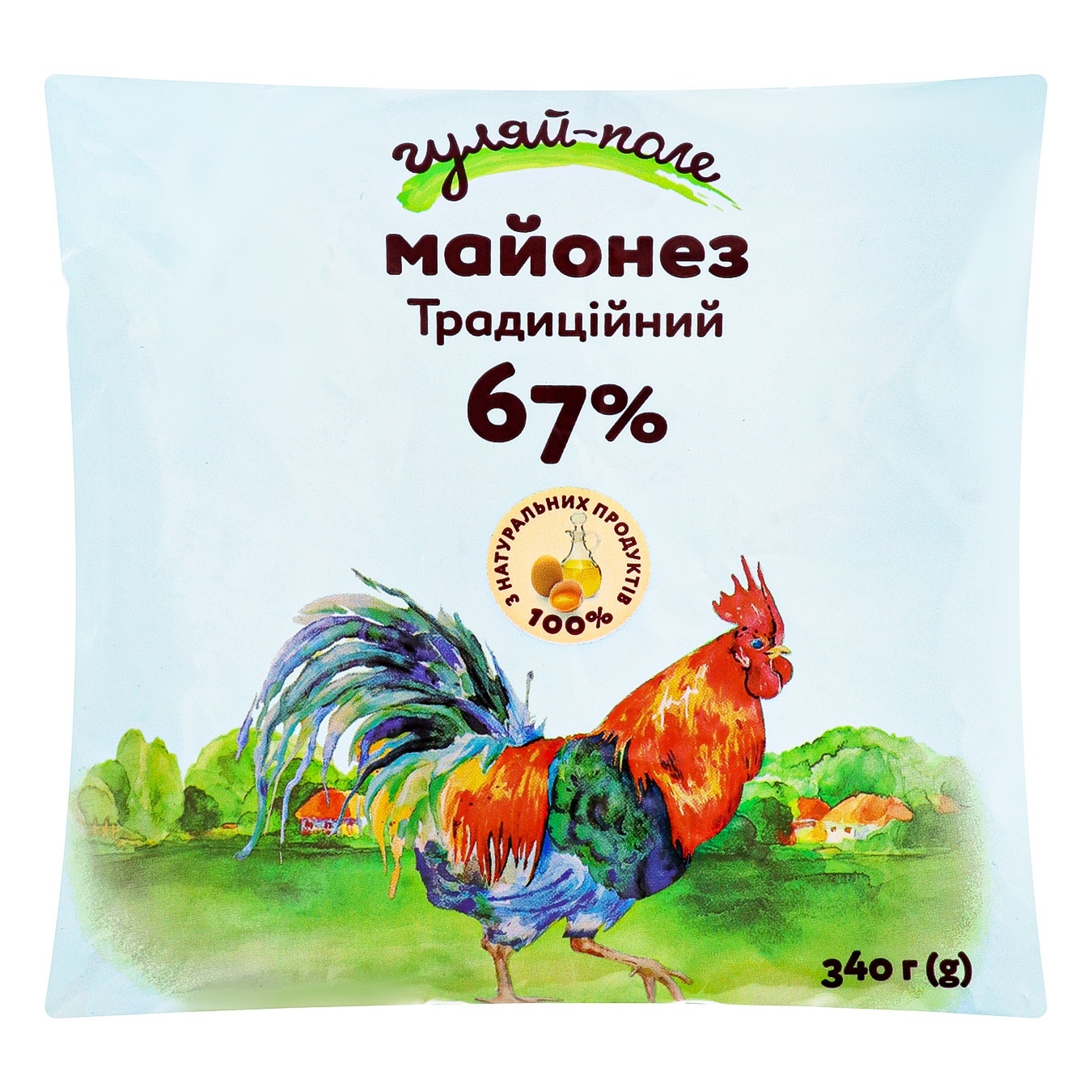 

Майонез Гуляй-поле Традиционный 67% 340г