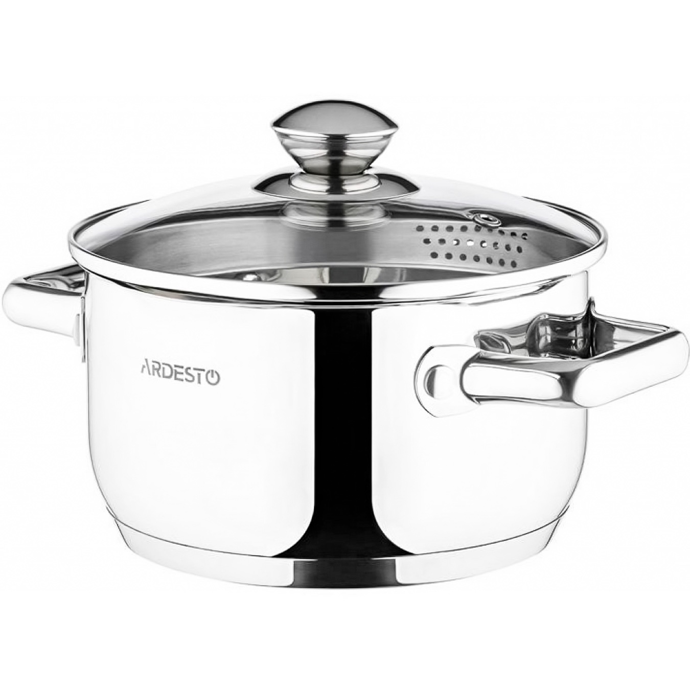 

Кастрюля Ardesto Gemini Lecco с носиком для слива и крышкой 4,7л