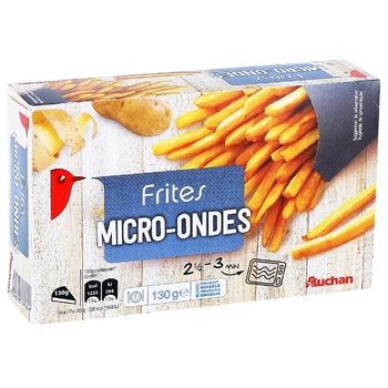 Auchan French Fries Frozen 130g - buy, prices for Auchan - photo 1