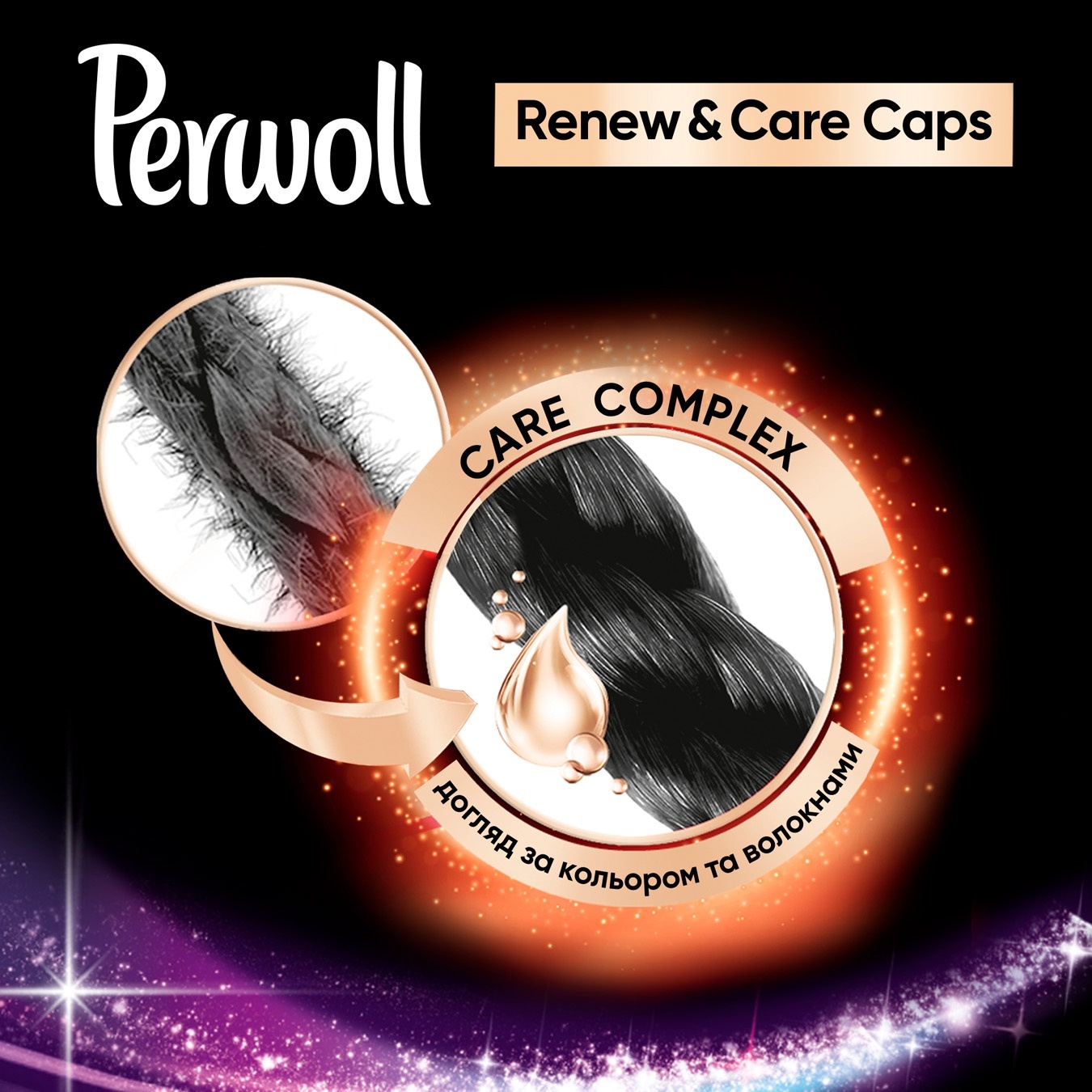 

Капсулы для стирки Perwoll Renew&Care Caps для темных вещей 10х14,5г