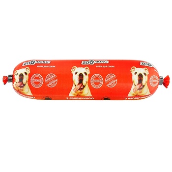 Zoolux Food with Beef for Dogs 200g - buy, prices for Auchan - photo 1