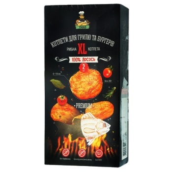 Peko Fish Cutlets for Grill and Burgers 470g - buy, prices for Auchan - photo 1