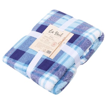 La Nuit Marlyn Square Light Blue Plaid 160х200cm - buy, prices for Vostorg - photo 1