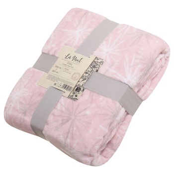 Плед La Nuit Flannel Stars Pink 200х220см