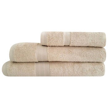 La Nuit Dobby Beige Towel 70x140cm - buy, prices for Vostorg - photo 1