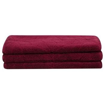 La Nuit Roxy Burgundy Towel 30x50cm - buy, prices for - photo 1