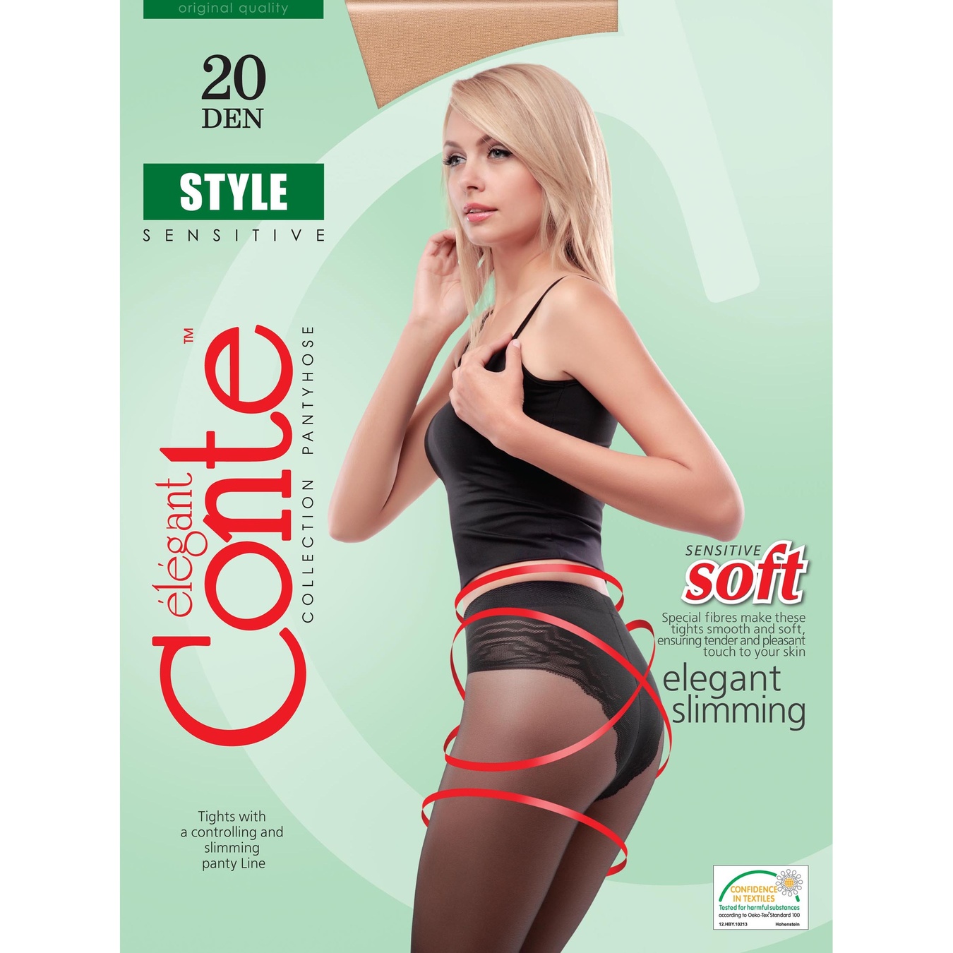 

Колготы Conte Style женские 20 ден натуральные размер 4