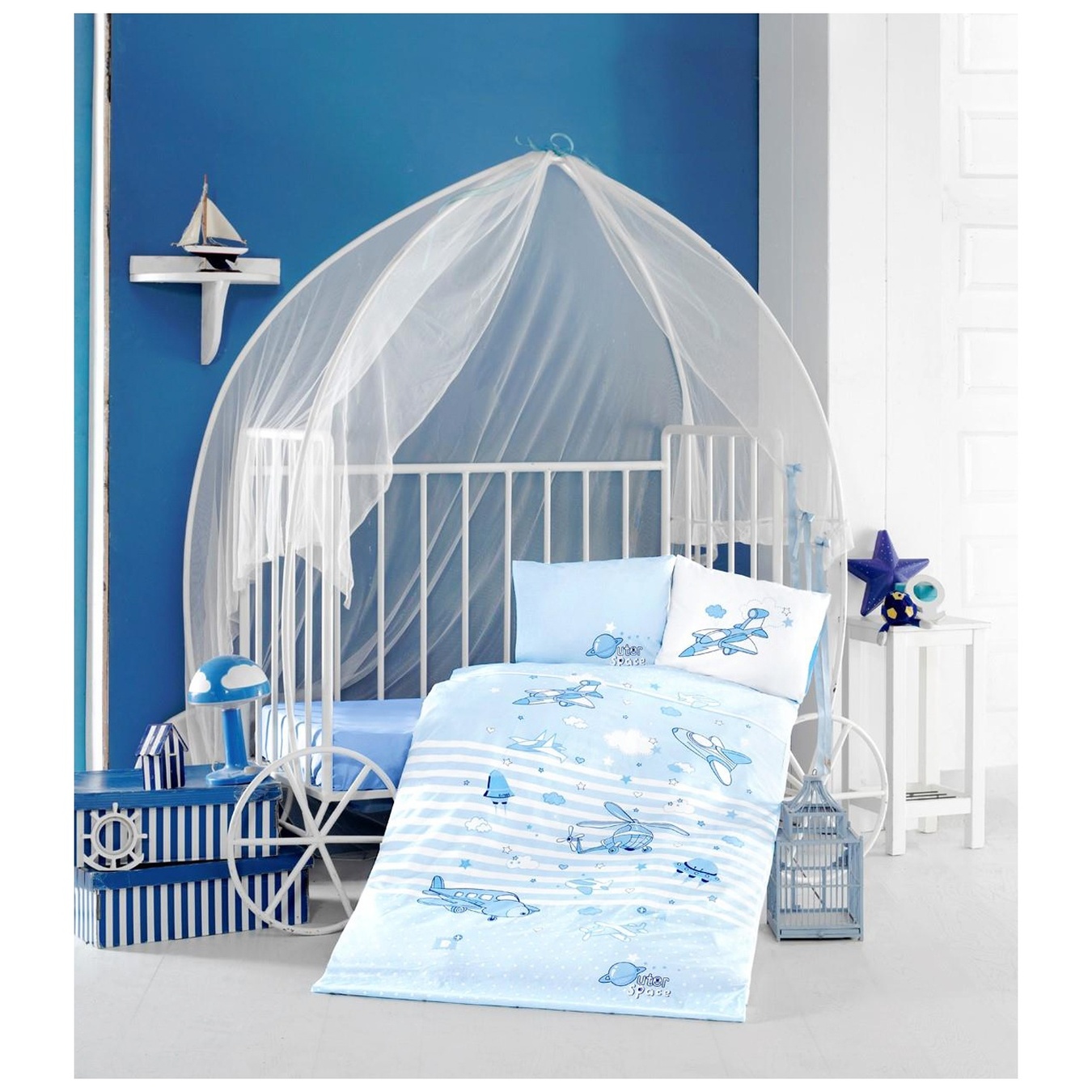 

Комплект постельного белья Aran Clasy Super Wings детский 100x150/2x35x45см