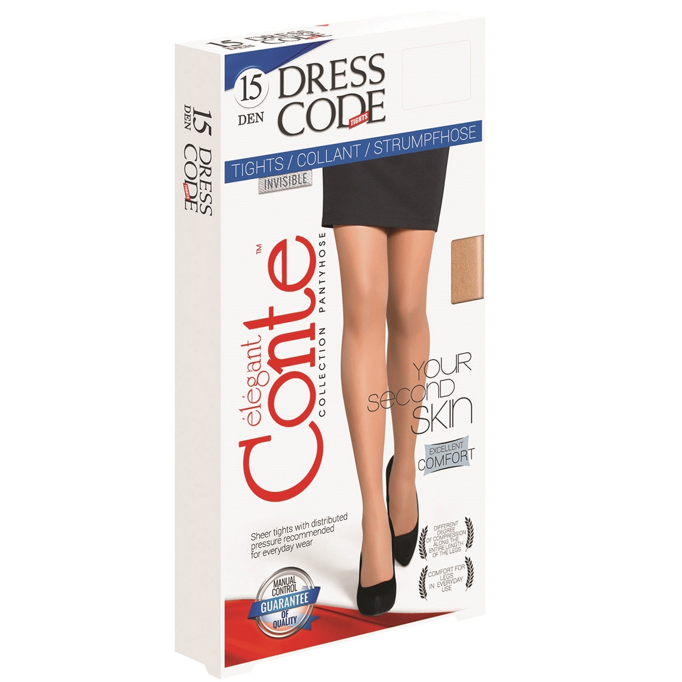 

Колготки женские Conte Elegant Dress Code 15den Beige р.2