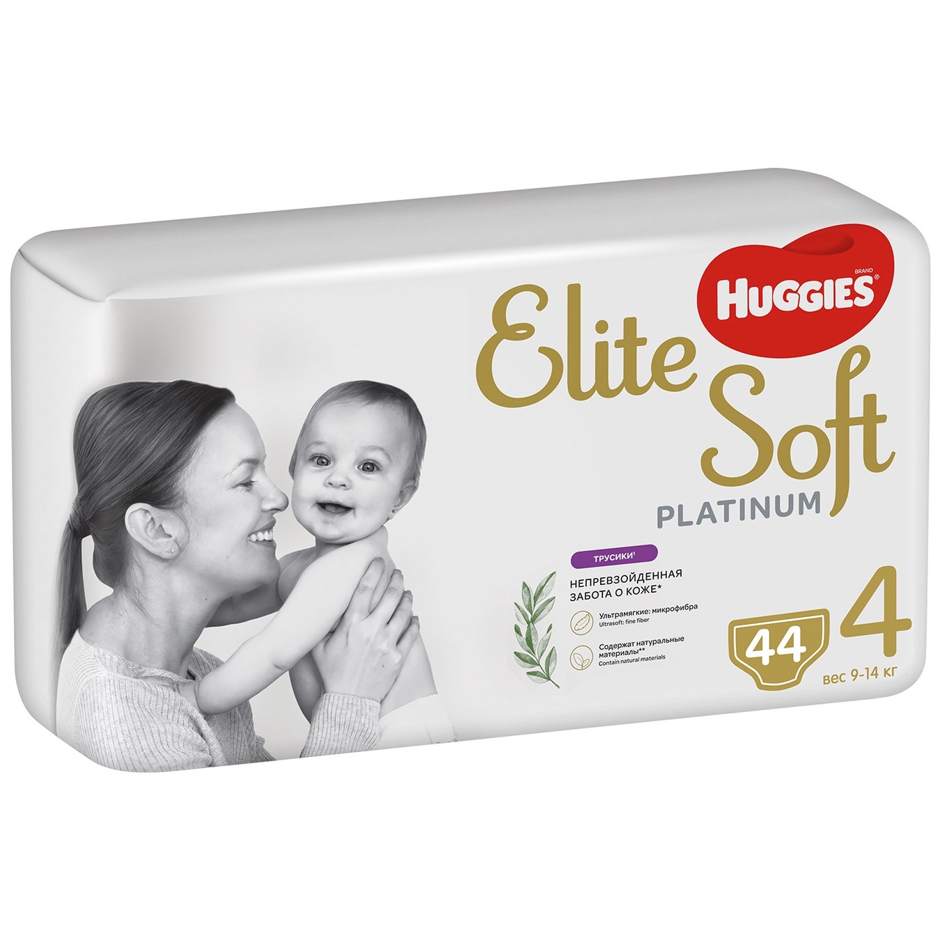 

Подгузники-трусики Huggies Elite Soft Platinum размер 4 для детей 9-14кг 44шт