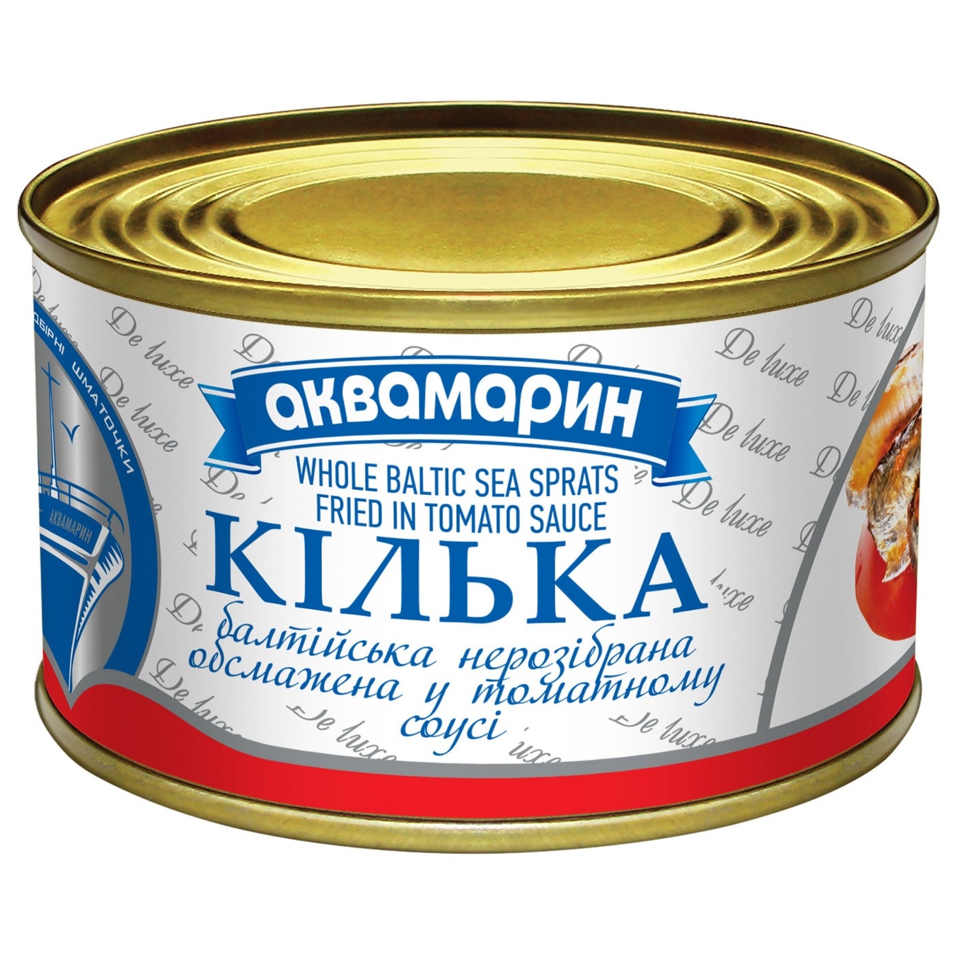 

Килька Аквамарин Балтийская обжаренная в томатном соусе 230г