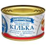 Килька Аквамарин Балтийская обжаренная в томатном соусе 230г