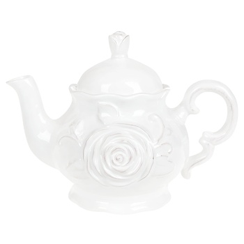 BonaDI Aelita White Ceramic Brewing Teapot 1l - buy, prices for - photo 1