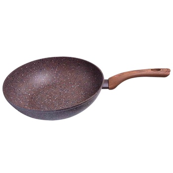 Fissman Magic Brown Wok Non-Stick Coating Frying Pan 24x7cm - buy, prices for - photo 1