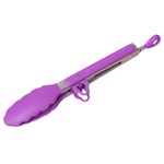 Kamille KM7511 Stainless Steel/Silicone Kitchen Tongs