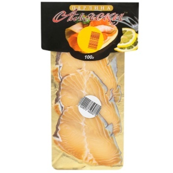 Perlyna Aljasky Cold Smoked Sliced Halibut 100g - buy, prices for EKO Market - photo 1