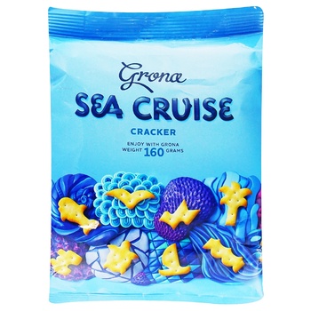 Grona Sea Cruise Cracker 160g - buy, prices for Auchan - photo 1