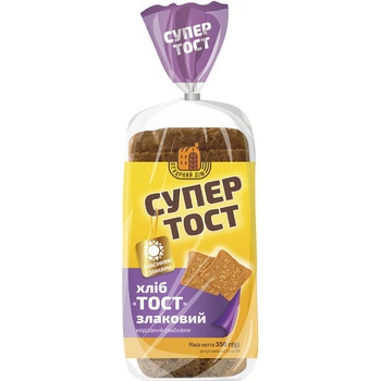 Kyivkhlib Super Toast Cereal Bread 350g - buy, prices for Auchan - photo 1