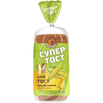 Kyivkhlib Sliced corn toast bread 350g - buy, prices for Auchan - photo 2