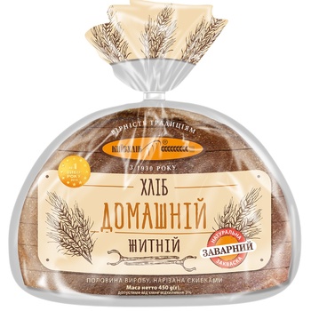 KyivHlib Homemade Rye Sliced Bread 450g - buy, prices for EKO Market - photo 2