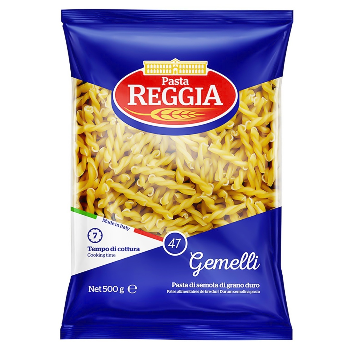 

Макаронные изделия Reggia Pasta Gemelli 500г