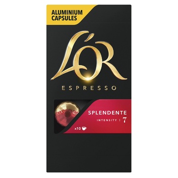 Кофе молотый L`OR Espresso Splendente в капсулах 10шт 52г - купить, цены на ULTRAMARKET - фото 2