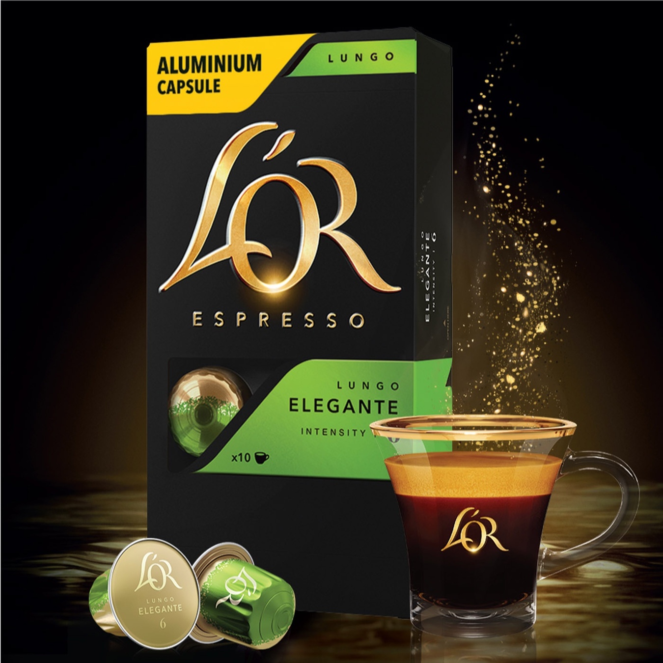

Кофе молотый L`OR Lungo Elegante в капсулах 10шт 52г