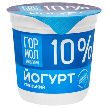 Йогурт Гормолзавод Грецький 10% 350г