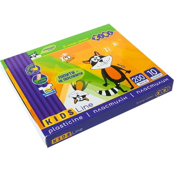 ZiBi Plasticine 10 Colors 200g - buy, prices for - photo 1