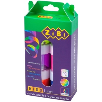 ZiBi Neon Acrylic 6pcs х 10ml - buy, prices for Tavria V - photo 1