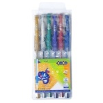 ZiBi Metallic Gel Pens Set 6pcs