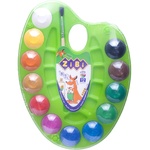 ZiBi Watercolors on Palette 12 colors