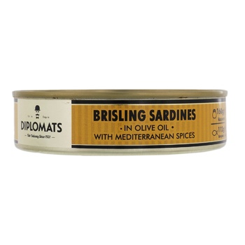 Diplomats Smoked Sardine in Olive oil with Mediterranean Spices 160g - buy, prices for COSMOS - photo 2