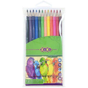 ZiBi Colored Pencils 12 Colors - buy, prices for MegaMarket - photo 1