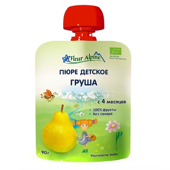 Пюре Fleur Alpine груша 90г - купити, ціни на КОСМОС - фото 1