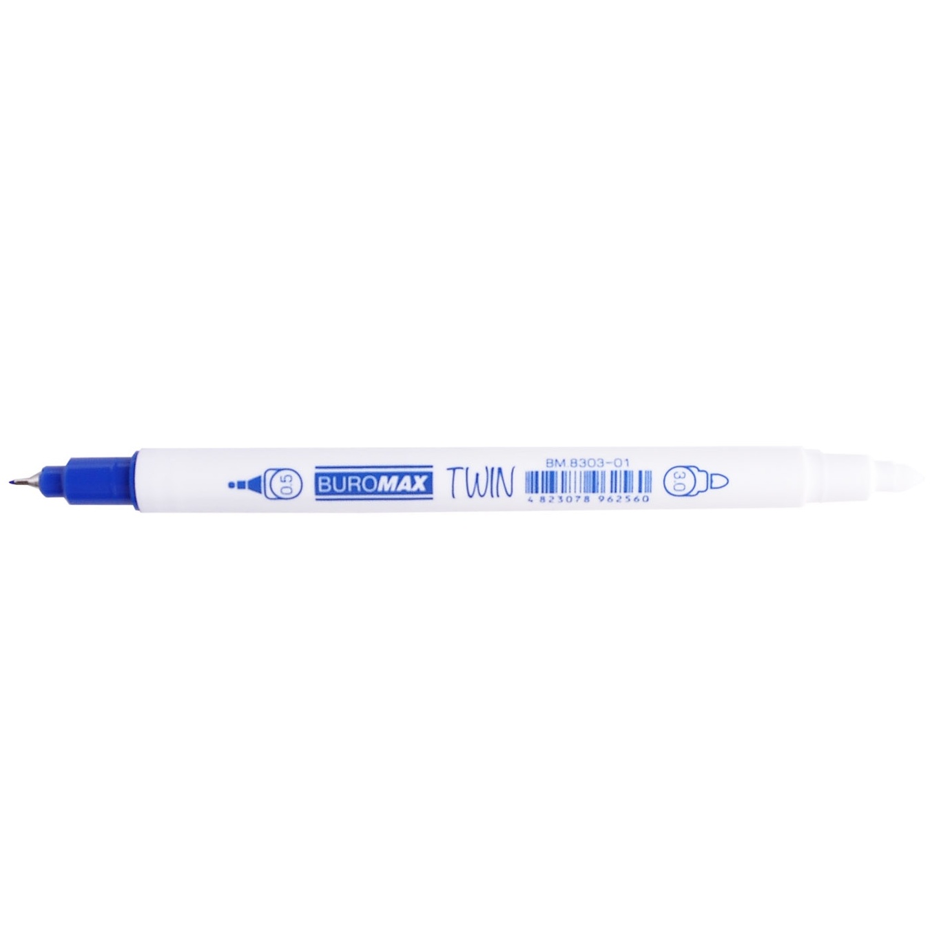 

Ручка капиллярная Buromax Twin BM.8303-01 синяя