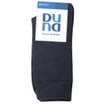 Duna 2142 1000 Dark Grey Men's Socks Size 27-29