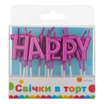 Party Favors Metallic Letters Candles for Cake 13pcs - buy, prices for  - photo 4