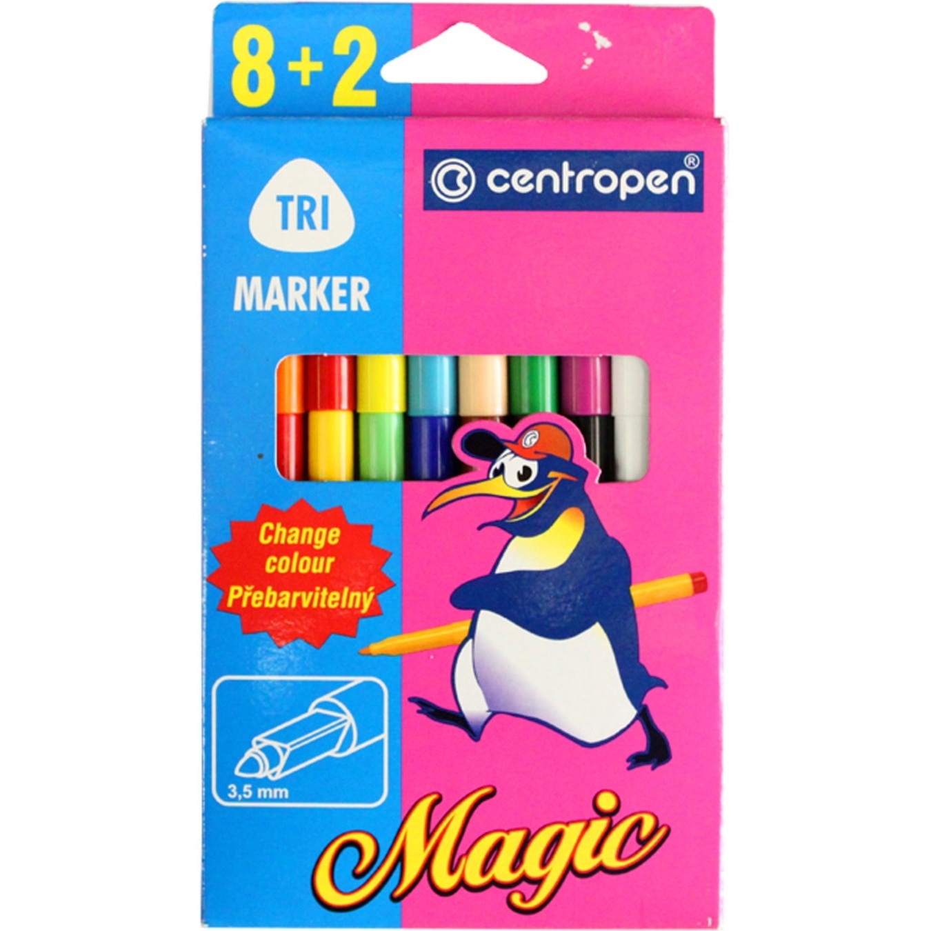 

Фломастеры Centropen Magic 10шт