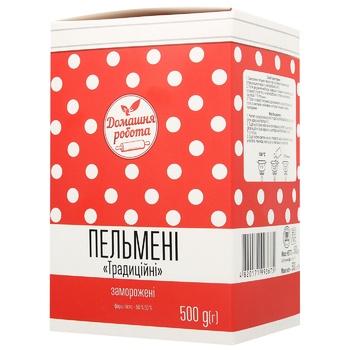 Domashnia Robota Frozen Meat Dumplings 500g - buy, prices for Auchan - photo 1