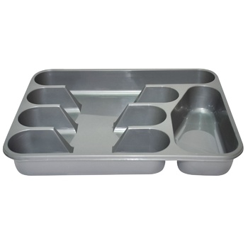 tray lamela metallic for cutlery